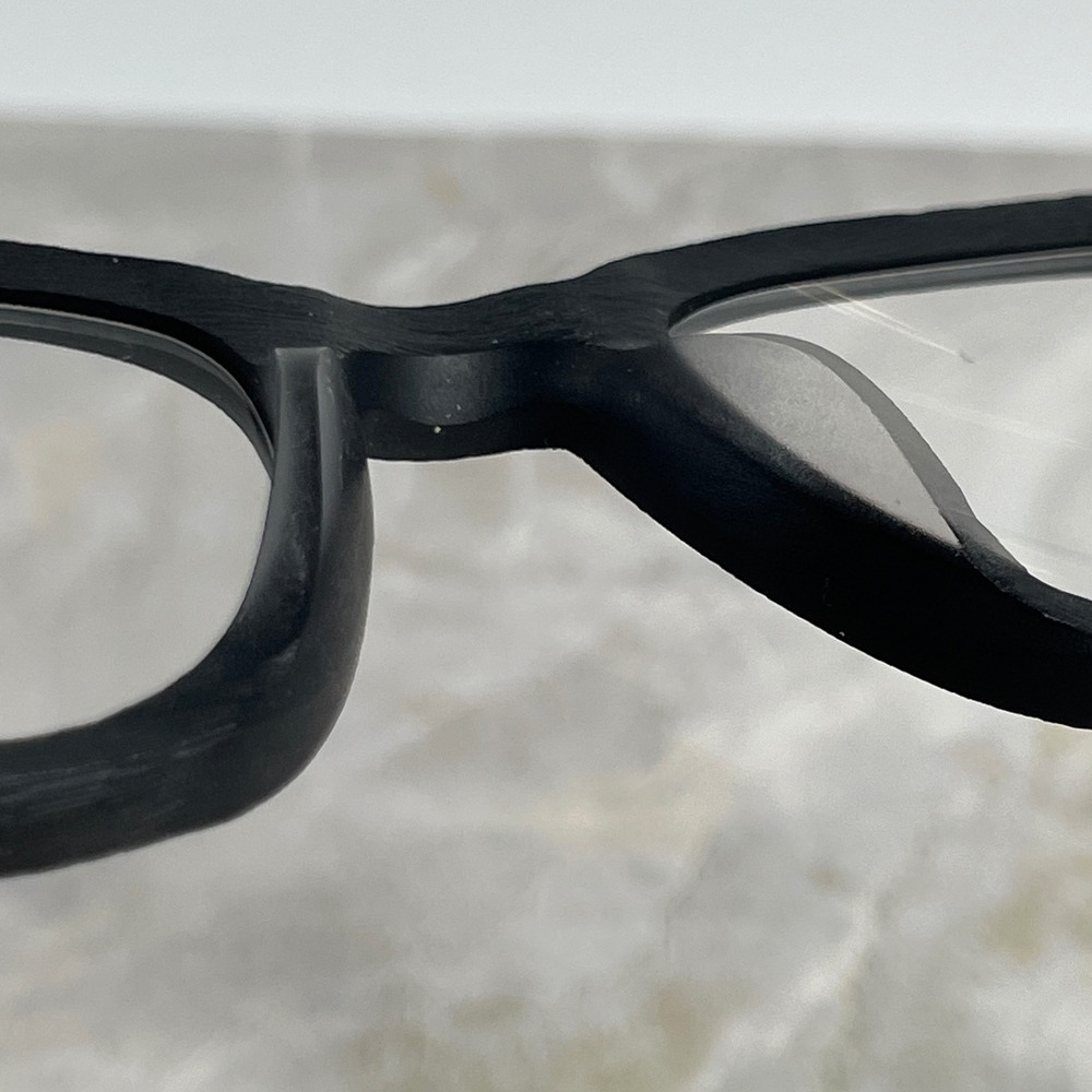 Eyebobs Biff Square Frames Glasses Black Wood Grain with Leather Slip Case - Picture 8 of 12